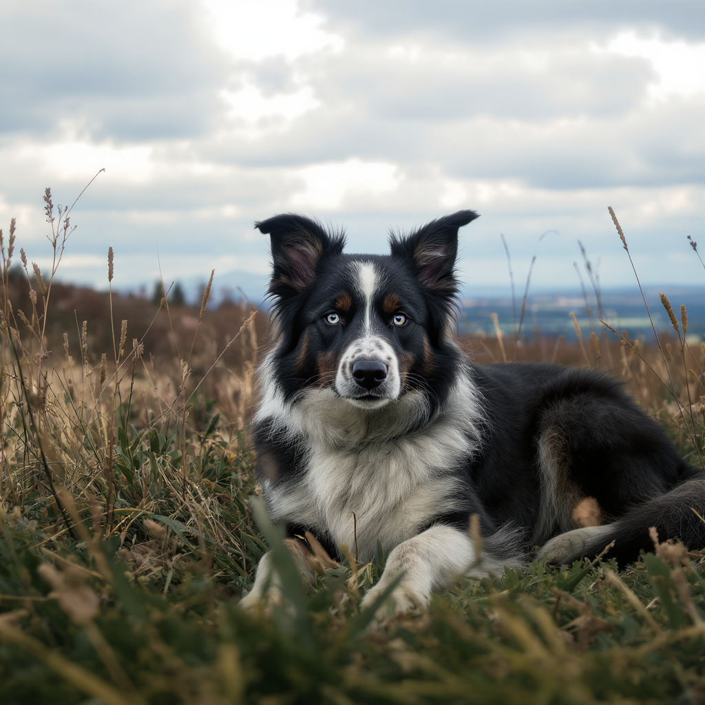 Border Collies Resting