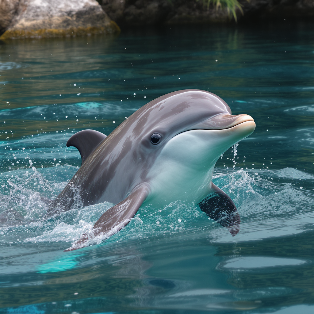 Dolphins Playing