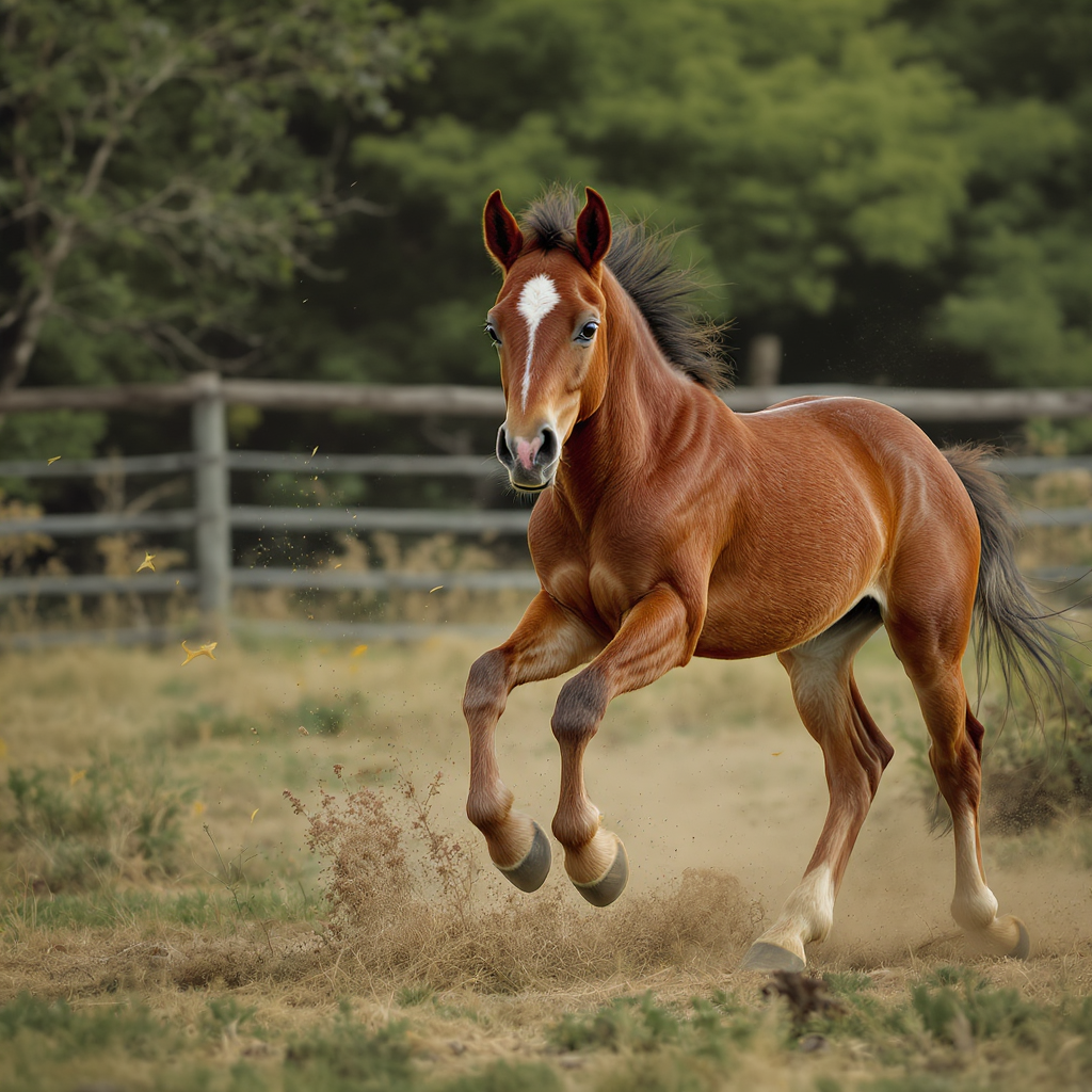Horses Playing