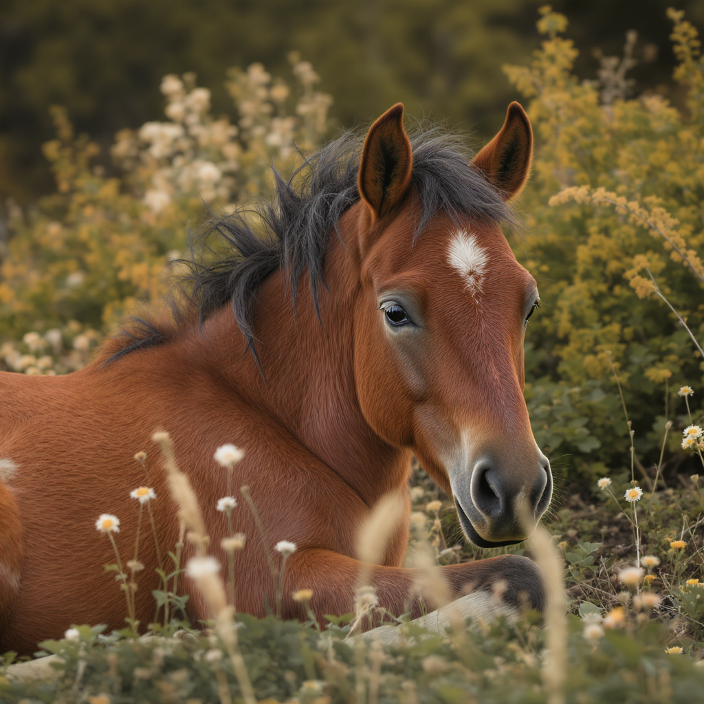 Horses Resting