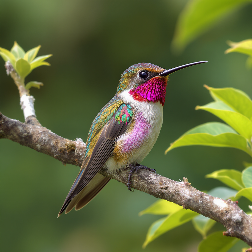 Hummingbirds Looking Around