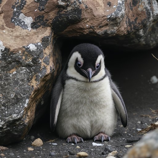 Penguins Hiding