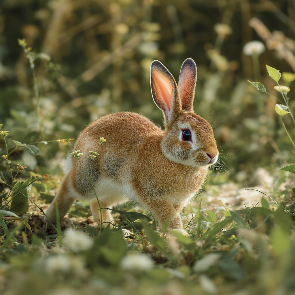 Rabbits Running