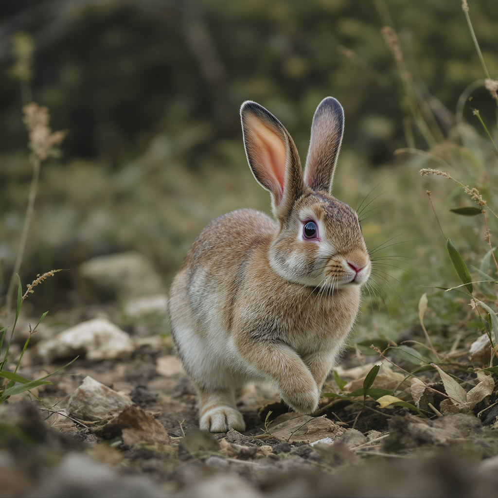 Rabbits Running