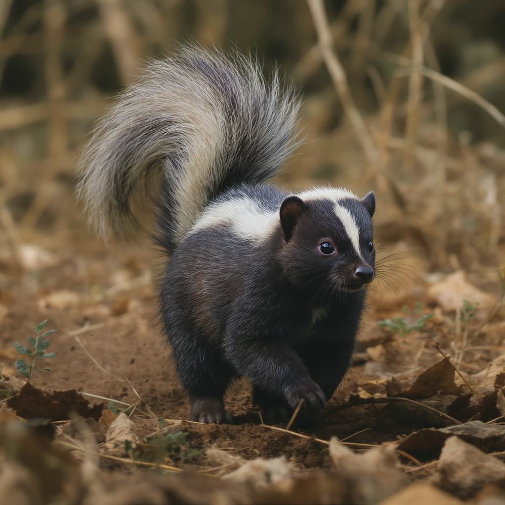 Skunks Running