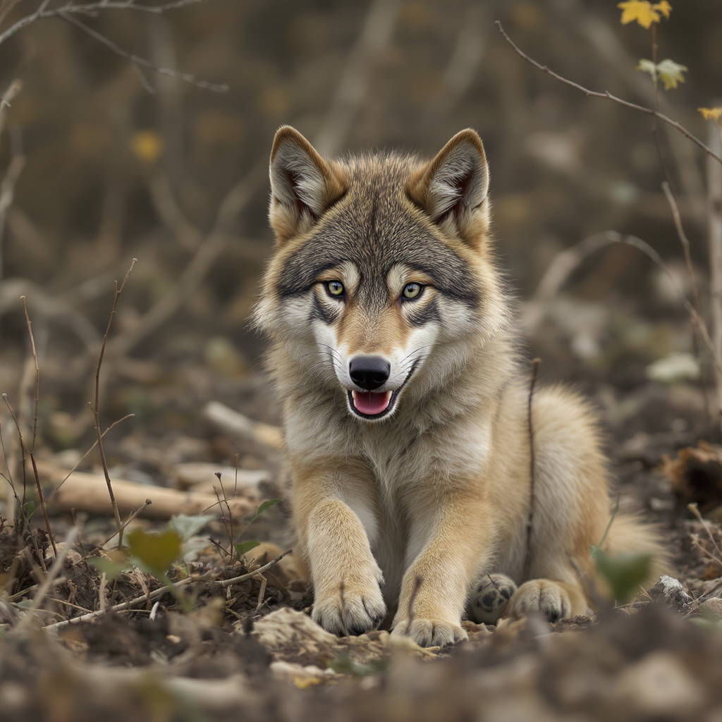 Wolves Playing