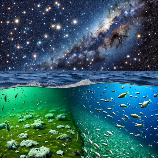 Starry Skies and Fishy Waters: Humanity's Dual Assault on Nature